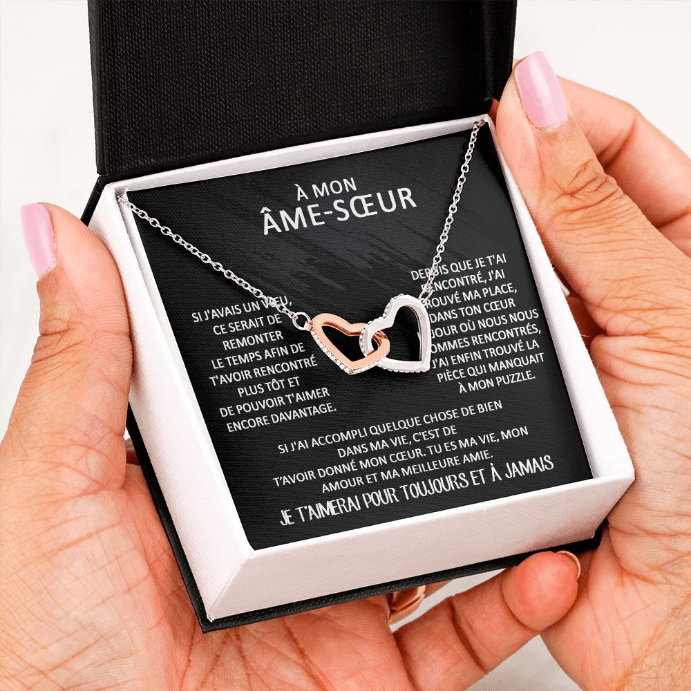 ETERNITY • Collier Déclaration d'amour Double Cœur - Lehnaa