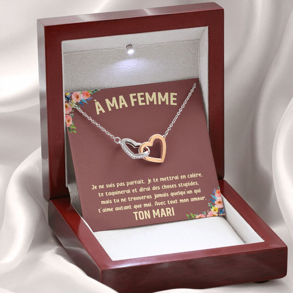 ETERNITY • Collier Déclaration d'amour Double Cœur - Lehnaa