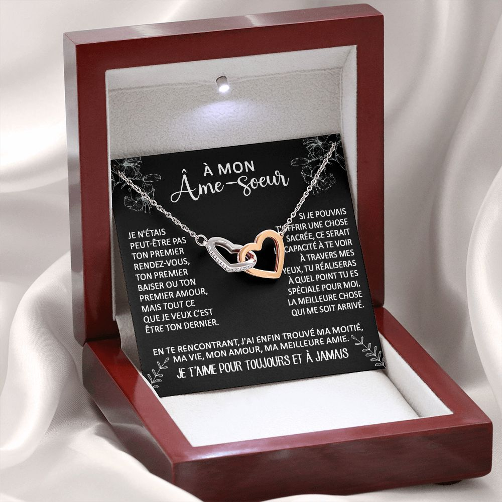 ETERNITY • Collier Déclaration d'amour Double Cœur - Lehnaa