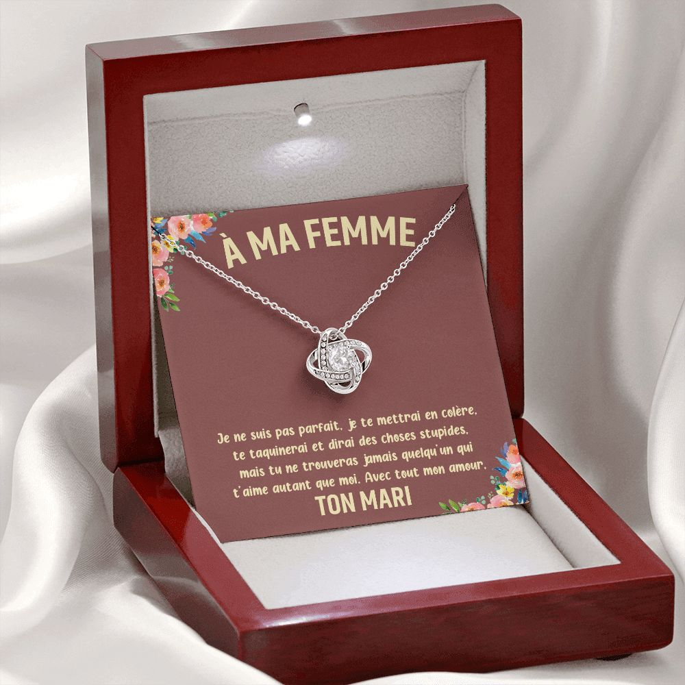 ETERNITY • Collier Déclaration d'amour Noeud d'Amour - Lehnaa