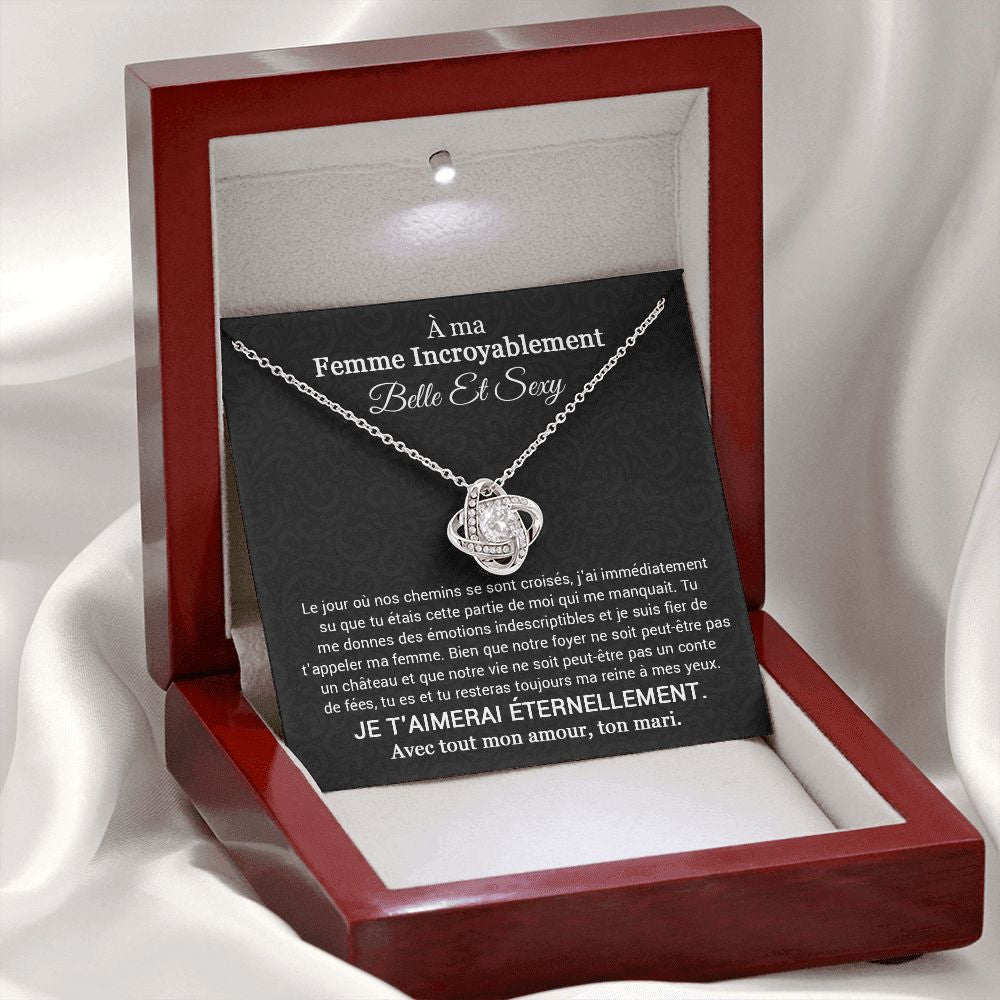 ETERNITY • Collier Déclaration d'amour Noeud d'Amour - Lehnaa