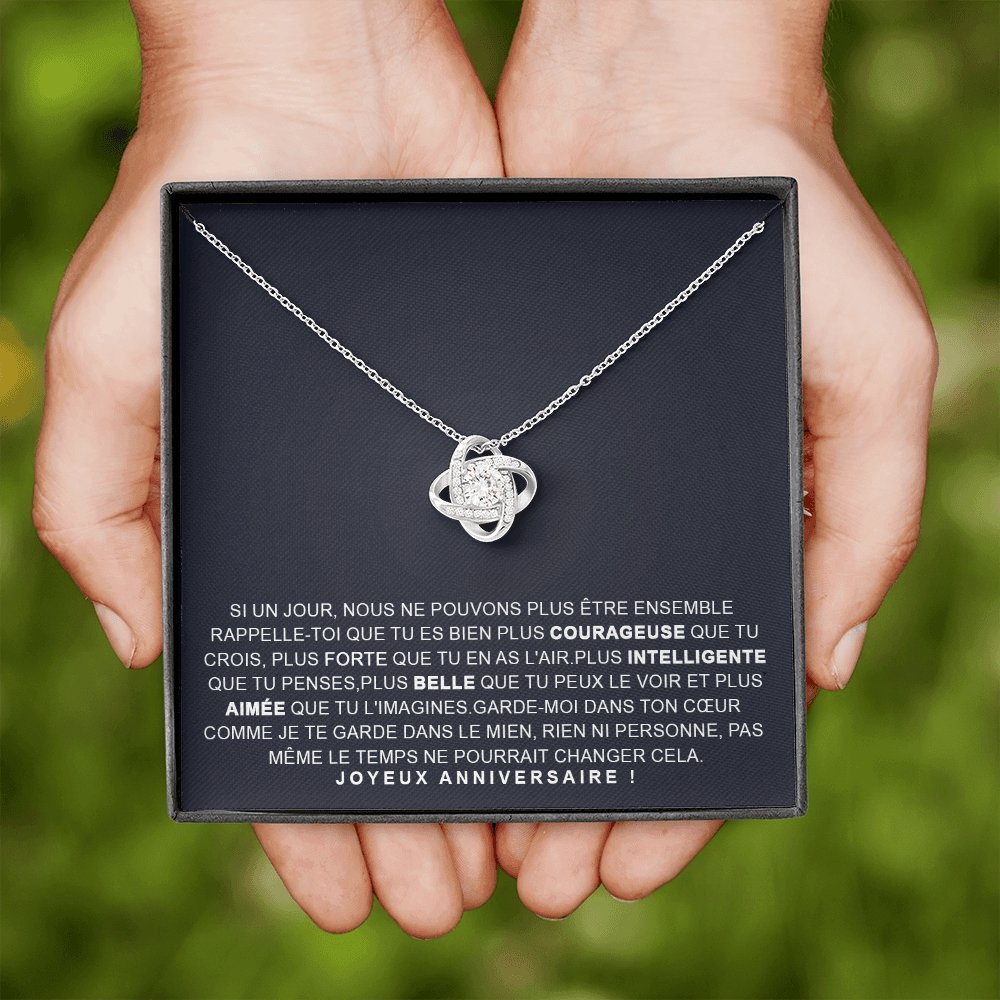 ANNIMERVEILLE • COLLIER ANNIVERSAIRE FILLE Noeud d'Amour - Lehnaa