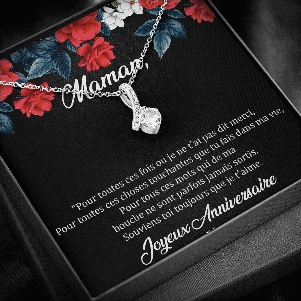 ANNIMERVEILLE • COLLIER ANNIVERSAIRE MAMAN • MEILLEURE MAMAN DU MONDE Elixir - Lehnaa