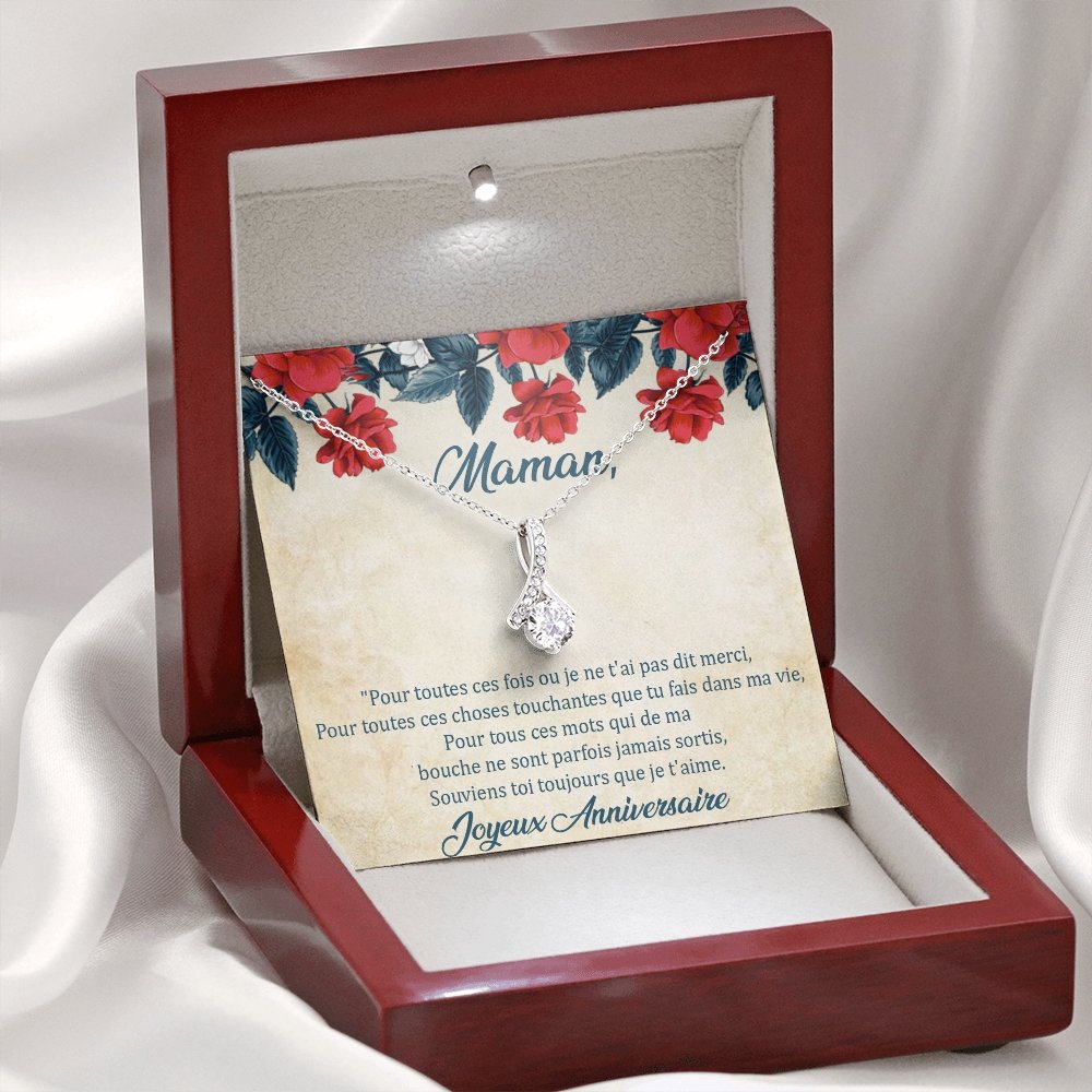 ANNIMERVEILLE • Collier Anniversaire Maman • Meilleure maman du monde Elixir - Lehnaa