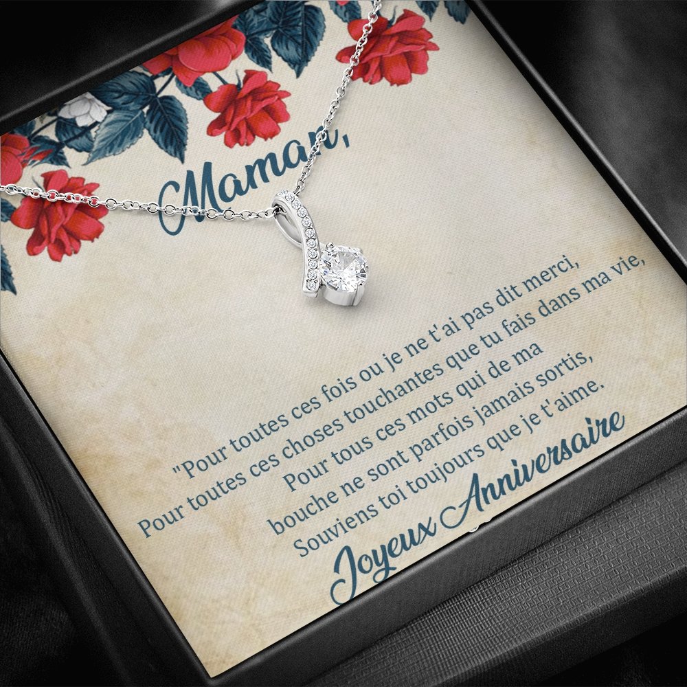 ANNIMERVEILLE • Collier Anniversaire Maman • Meilleure maman du monde Elixir - Lehnaa