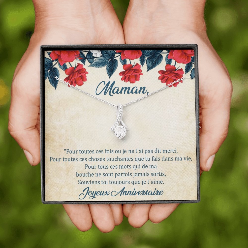 ANNIMERVEILLE • Collier Anniversaire Maman • Meilleure maman du monde Elixir - Lehnaa