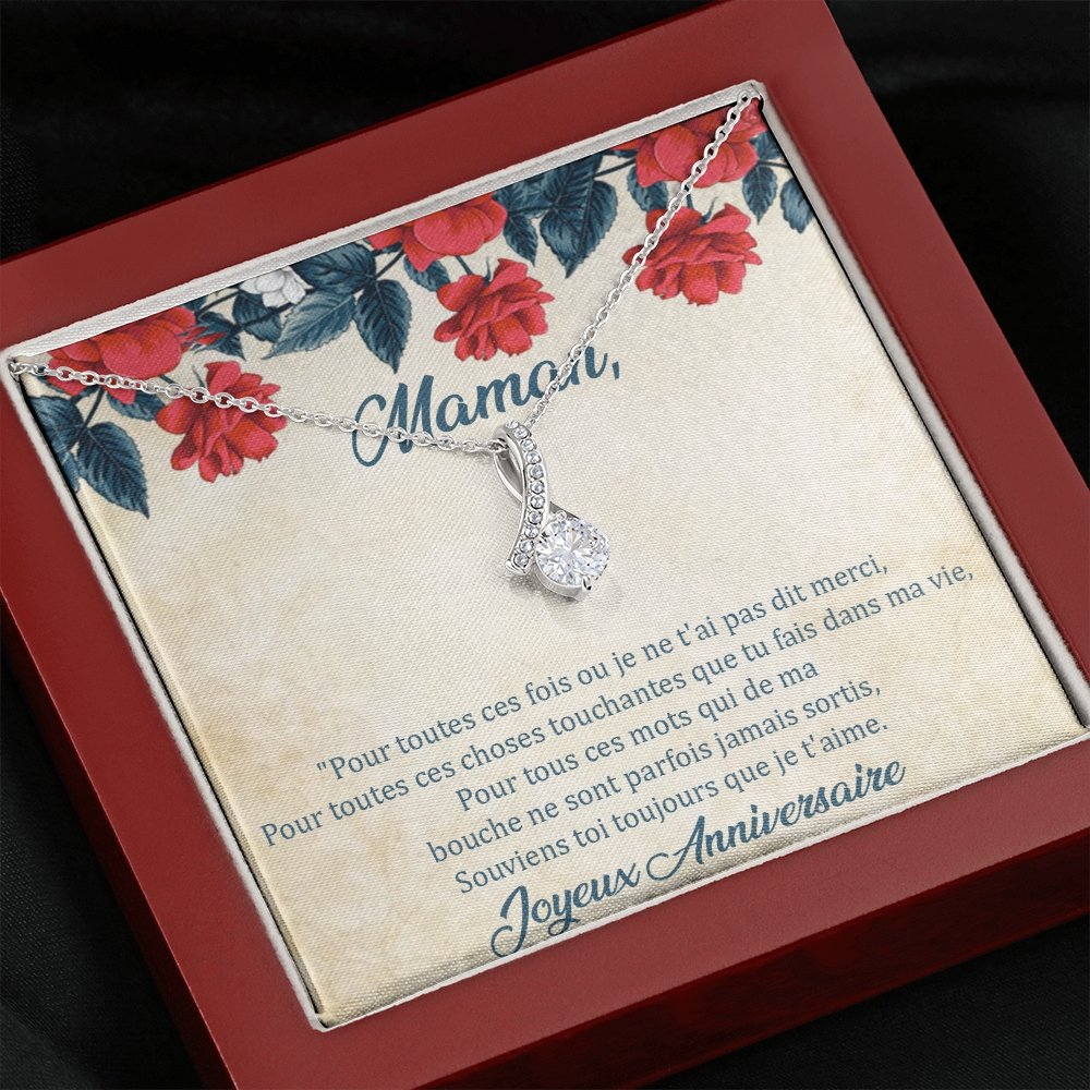 ANNIMERVEILLE • Collier Anniversaire Maman • Meilleure maman du monde Elixir - Lehnaa