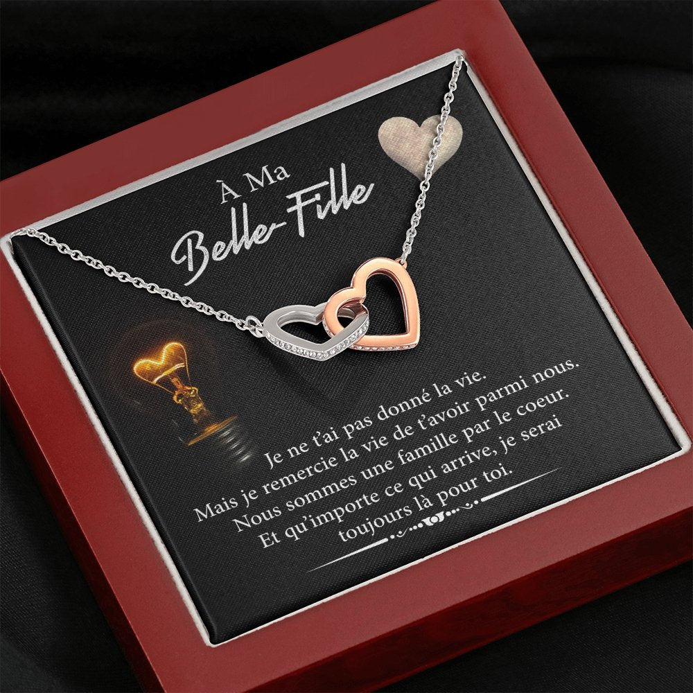 BELLA • Collier Belle-Fille Double Cœur - Lehnaa