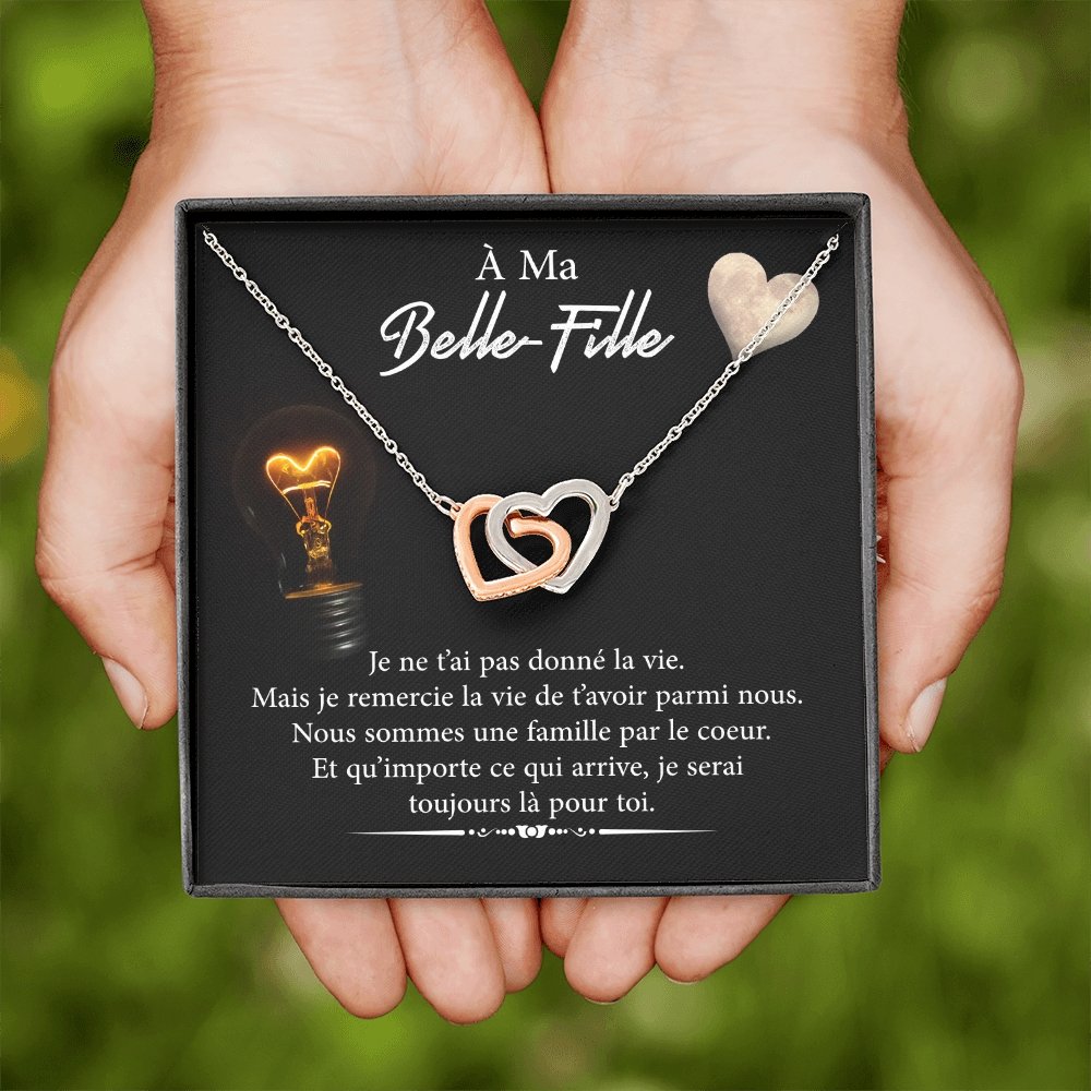 BELLA • Collier Belle-Fille Double Cœur - Lehnaa