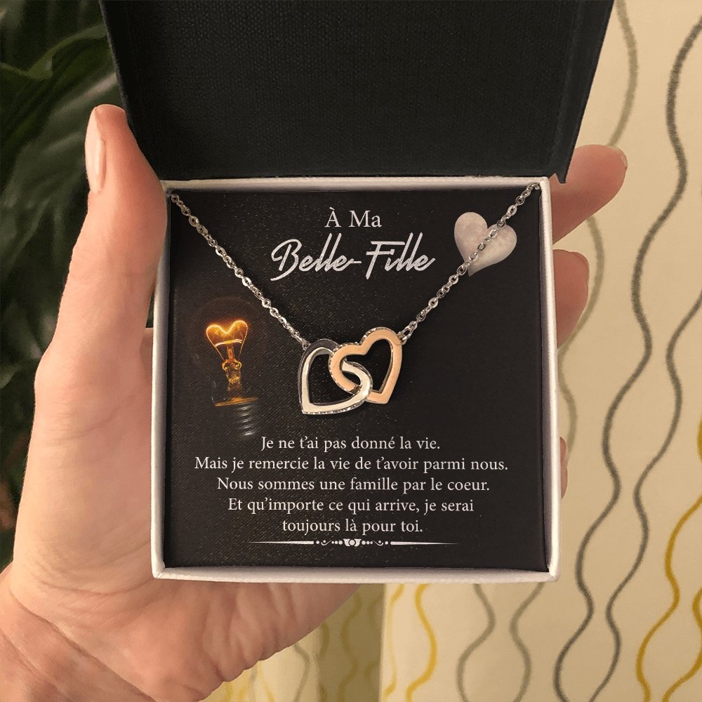 BELLA • Collier Belle-Fille Double Cœur - Lehnaa