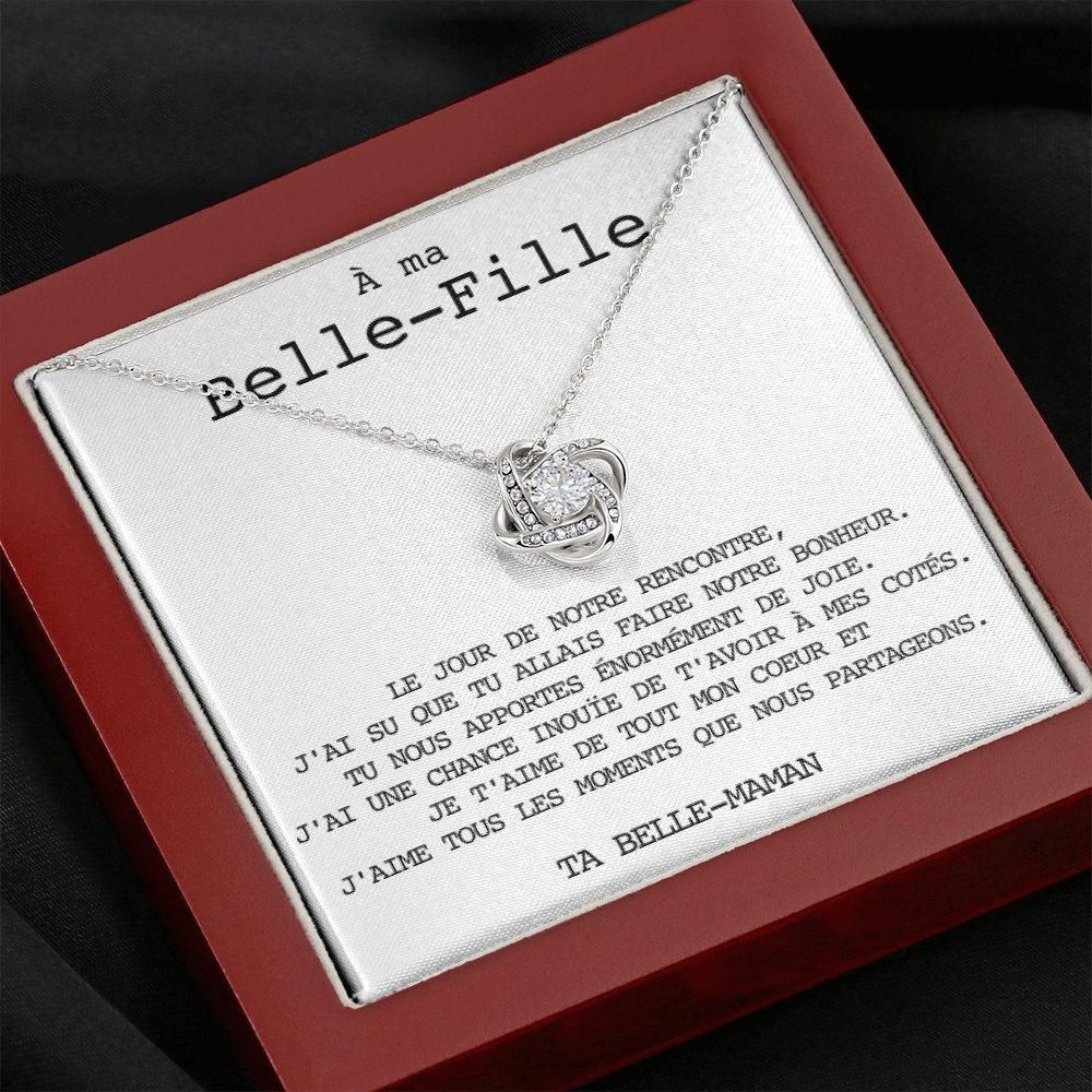 BELLA • Collier Belle-Fille Noeud d'Amour - Lehnaa