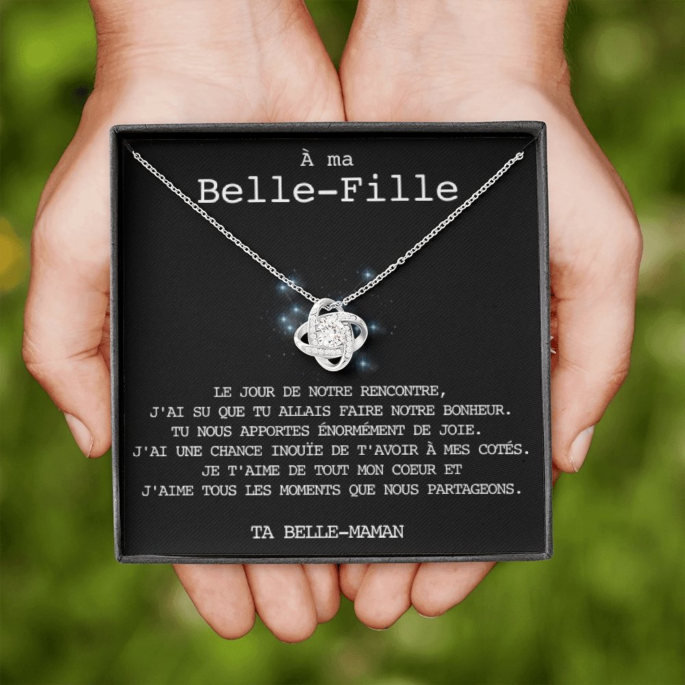 BELLA • Collier Belle-Fille Noeud d'Amour - Lehnaa
