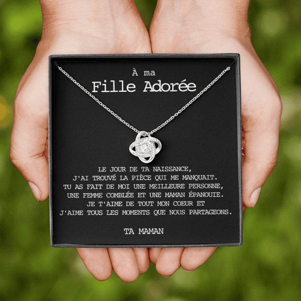 BELLA • Collier Belle-Fille Noeud d'Amour - Lehnaa