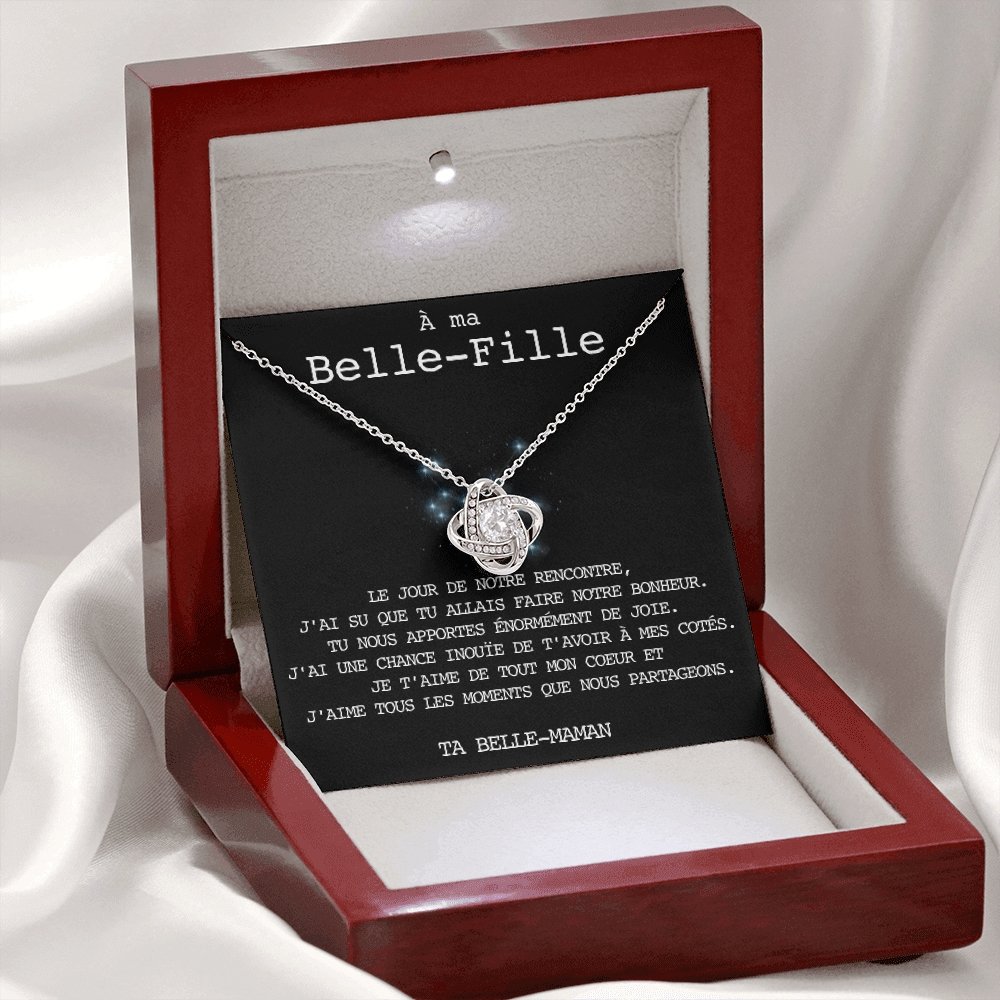 BELLA • Collier Belle-Fille Noeud d'Amour - Lehnaa
