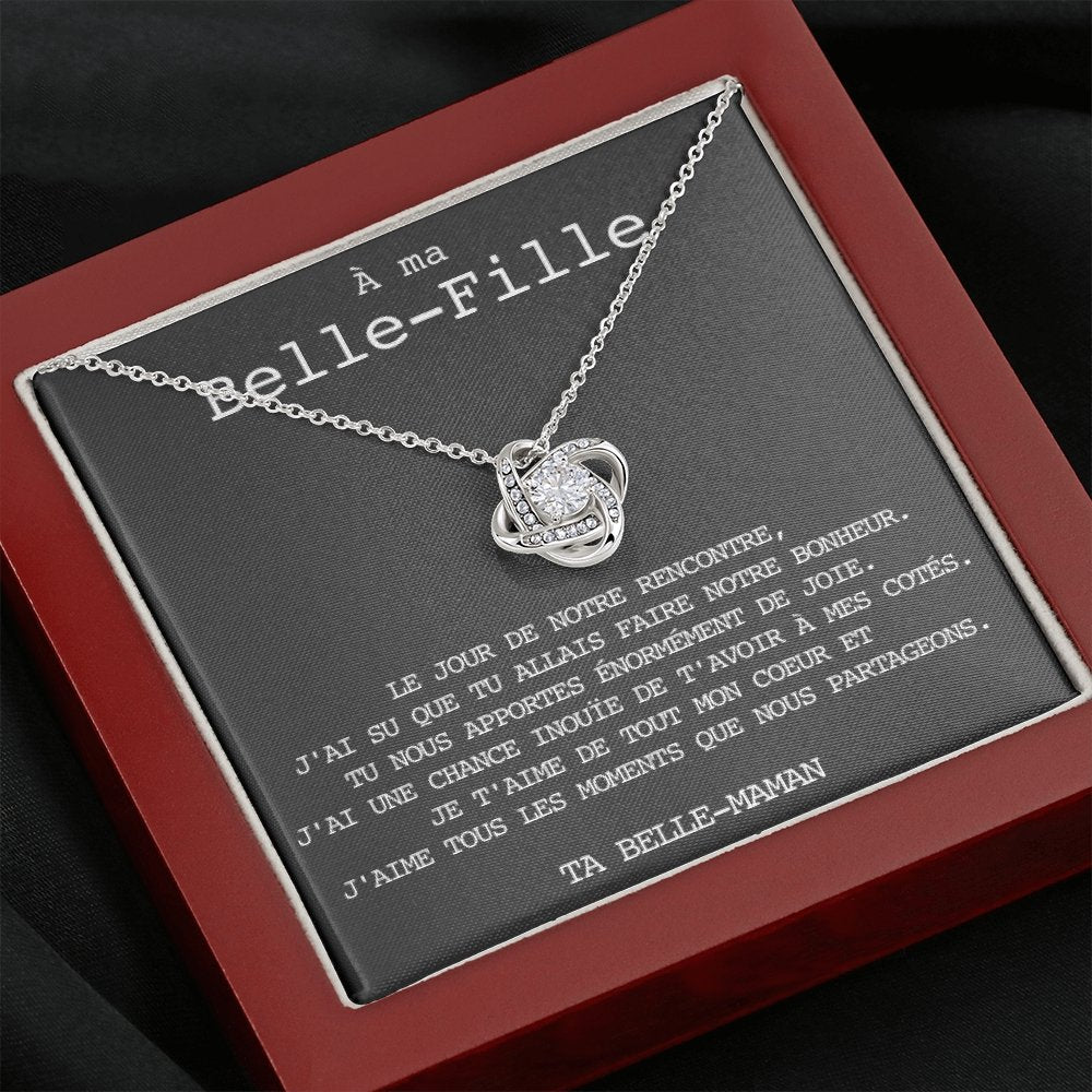 BELLA • Collier Belle-Fille Noeud d'Amour - Lehnaa