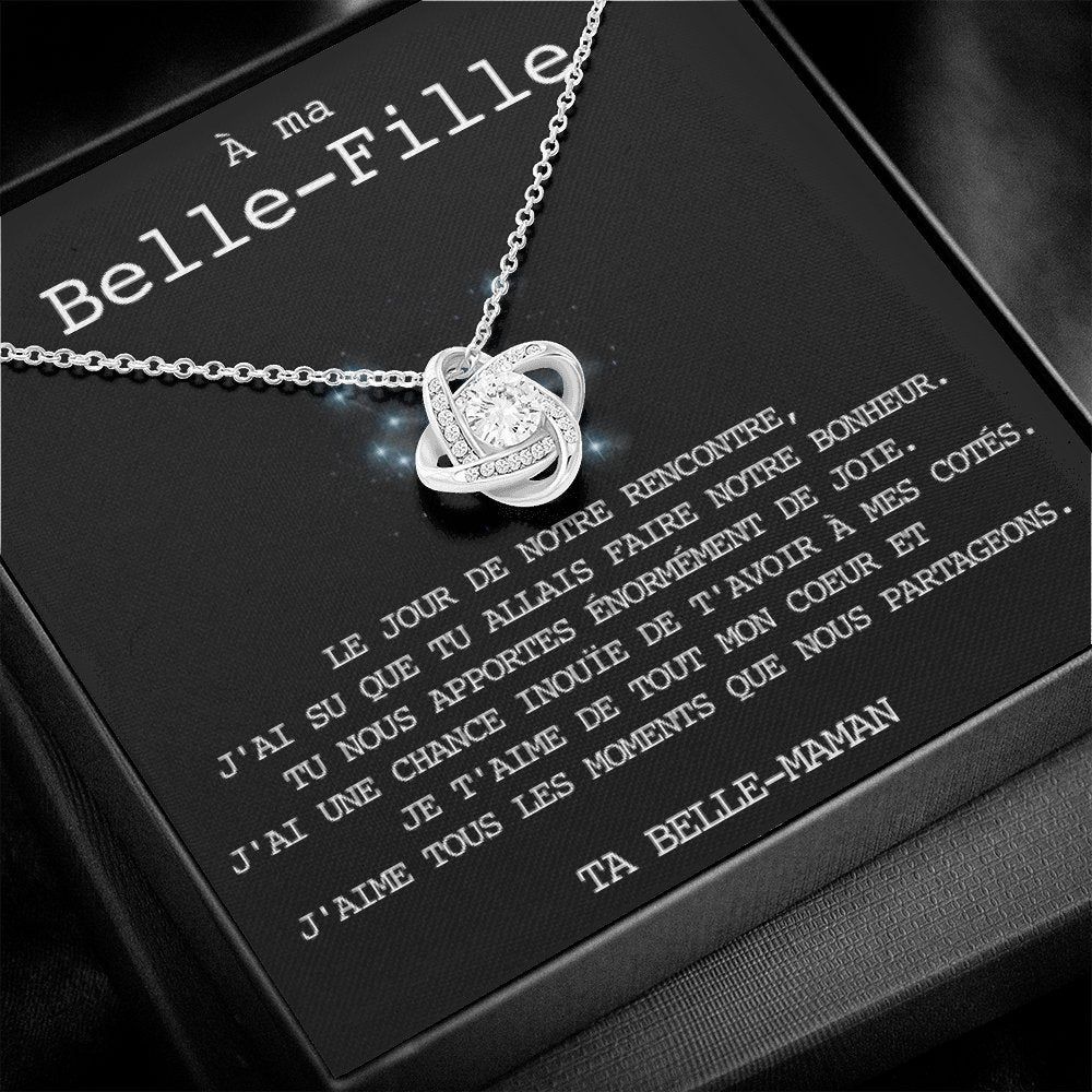 BELLA • Collier Belle-Fille Noeud d'Amour - Lehnaa