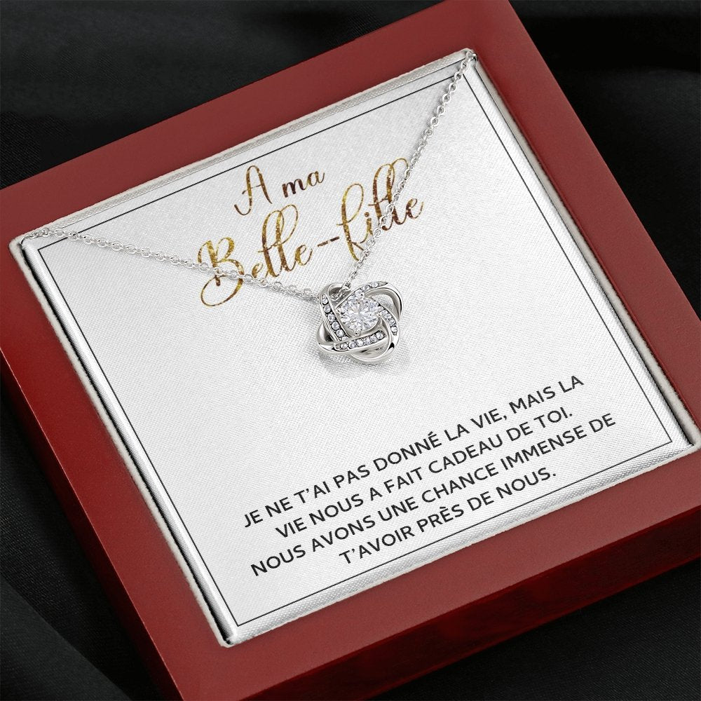 BELLA • Collier Belle-Fille Noeud d'Amour - Lehnaa
