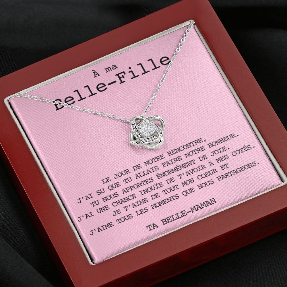 BELLA • Collier Belle-Fille Noeud d'Amour - Lehnaa