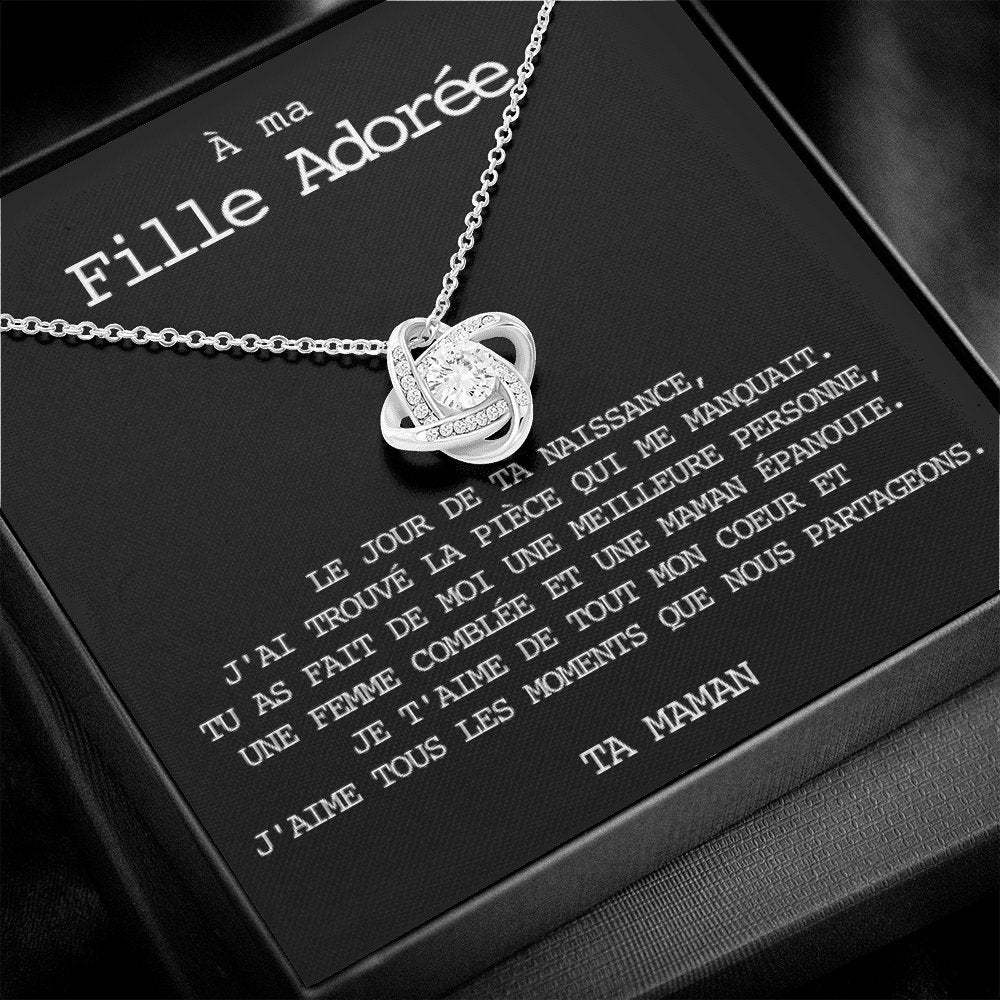 BELLA • Collier Belle-Fille Noeud d'Amour - Lehnaa