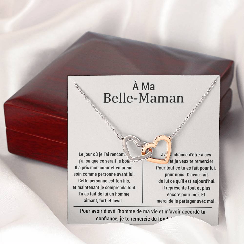 BELMOM • COLLIER BELLE-MÈRE Double Cœur - Lehnaa