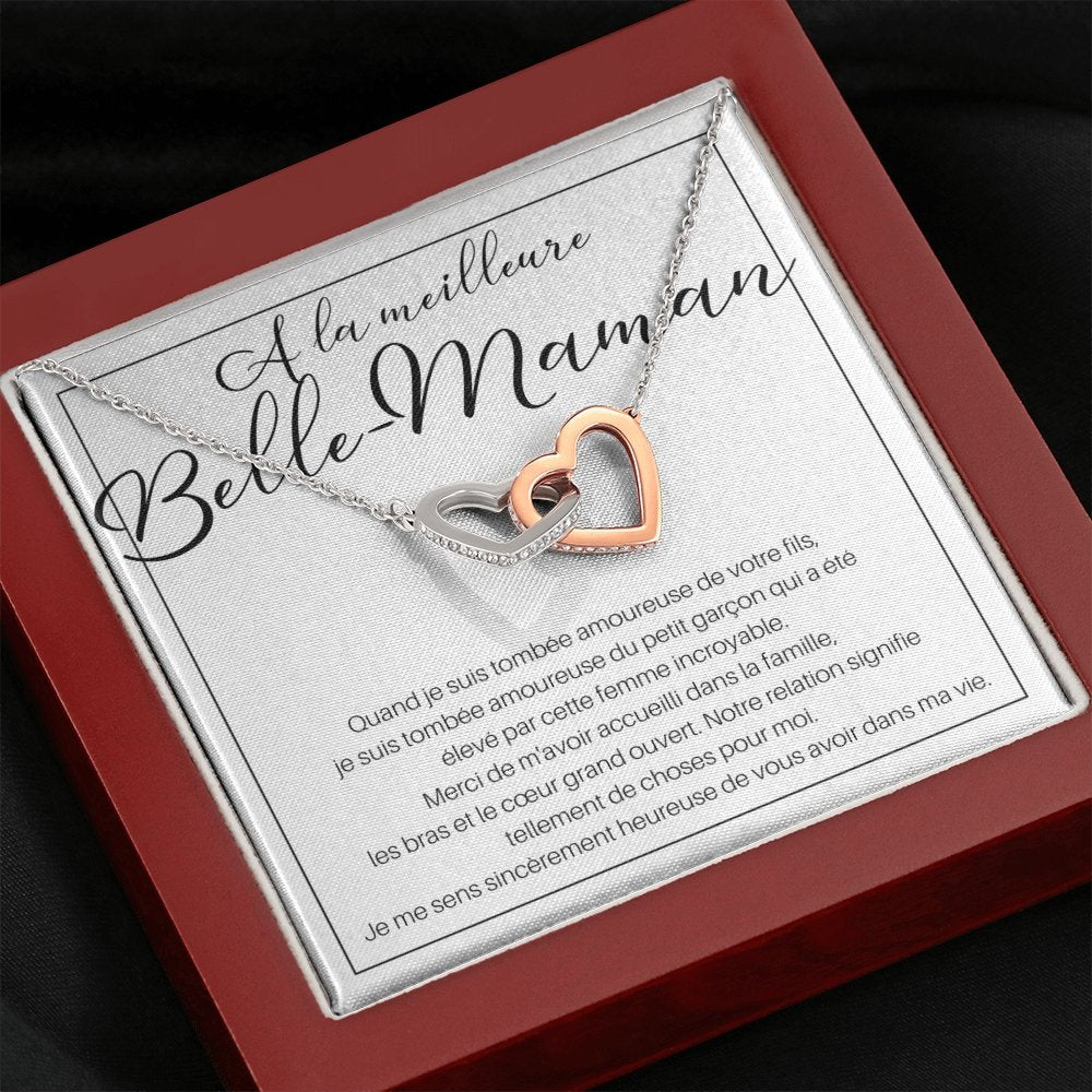 BELMOM • COLLIER BELLE-MÈRE Double Cœur - Lehnaa
