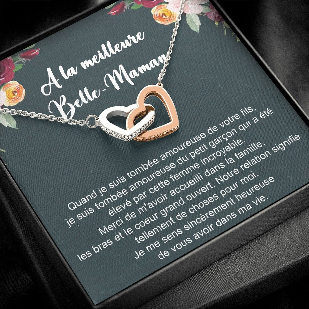 BELMOM • COLLIER BELLE-MÈRE Double Cœur - Lehnaa