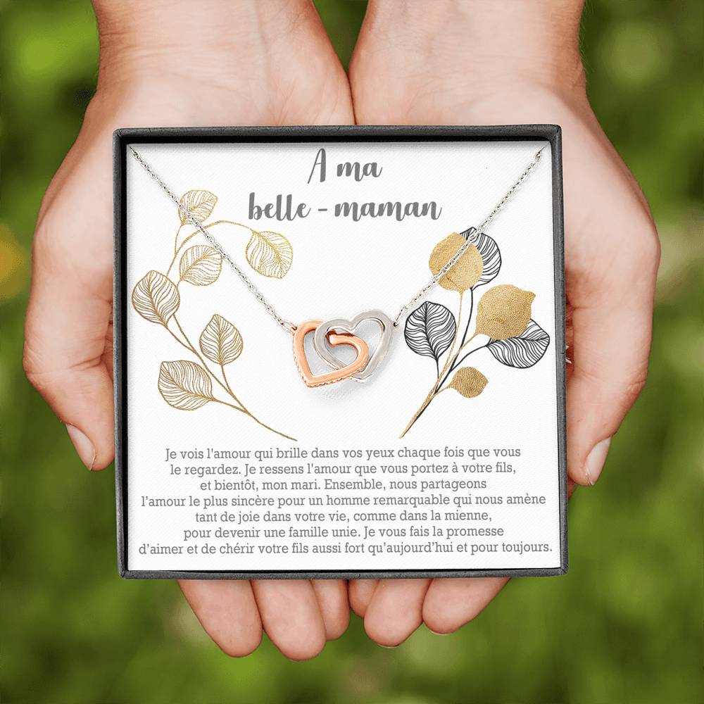 BELMOM • COLLIER BELLE-MÈRE Double Cœur - Lehnaa