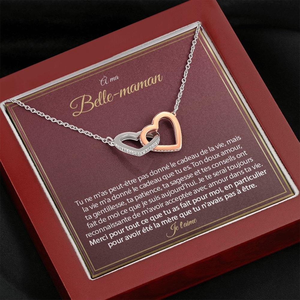 BELMOM • COLLIER BELLE-MÈRE Double Cœur - Lehnaa