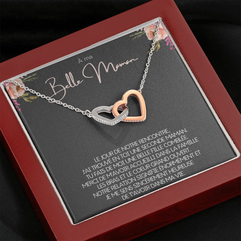 BELMOM • COLLIER BELLE-MÈRE Double Cœur - Lehnaa