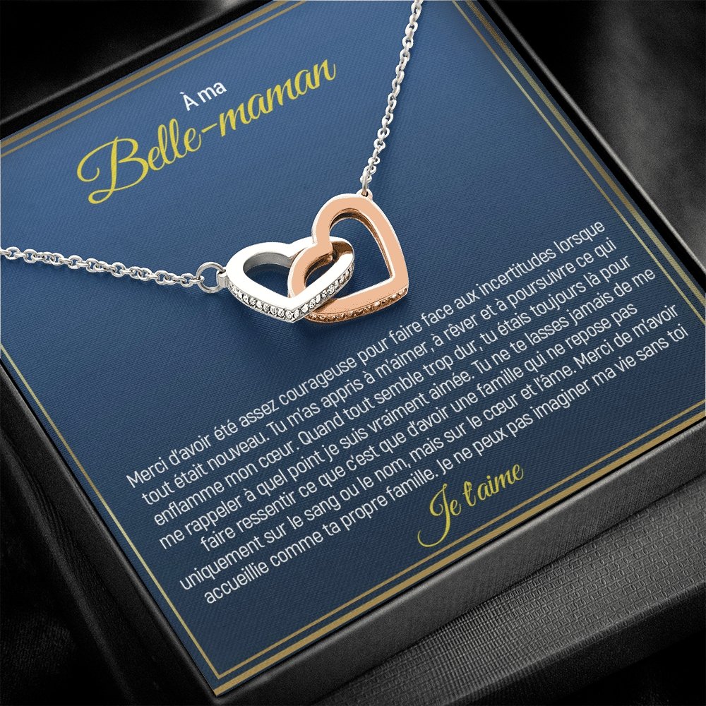 BELMOM • COLLIER BELLE-MÈRE Double Cœur - Lehnaa