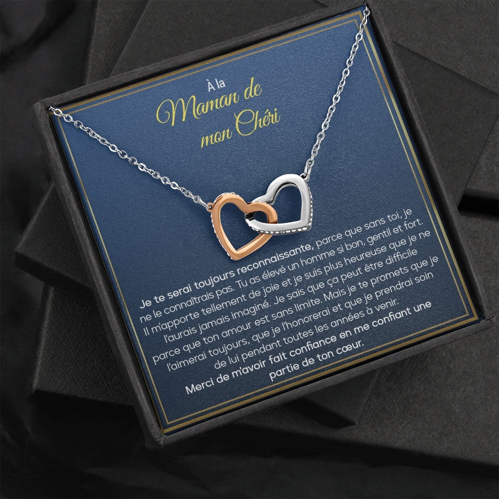 BELMOM • COLLIER BELLE-MÈRE Double Cœur - Lehnaa