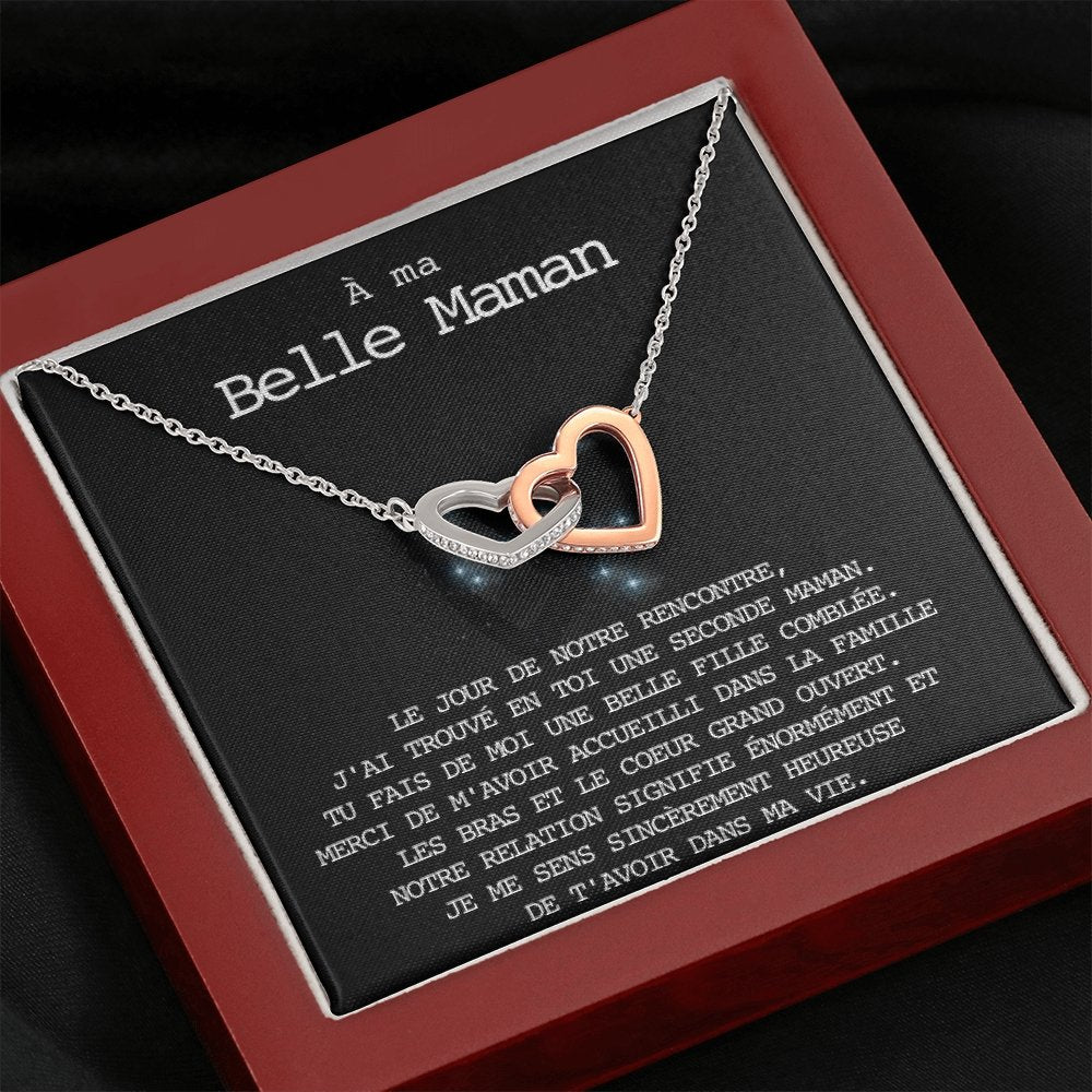 BELMOM • COLLIER BELLE-MÈRE DOUBLE COEUR - Lehnaa