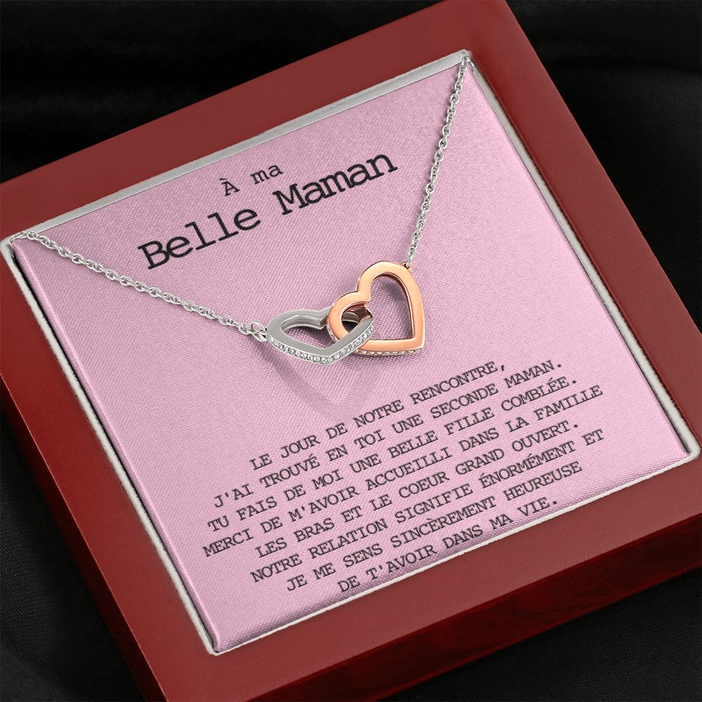 BELMOM • COLLIER BELLE-MÈRE DOUBLE COEUR - Lehnaa