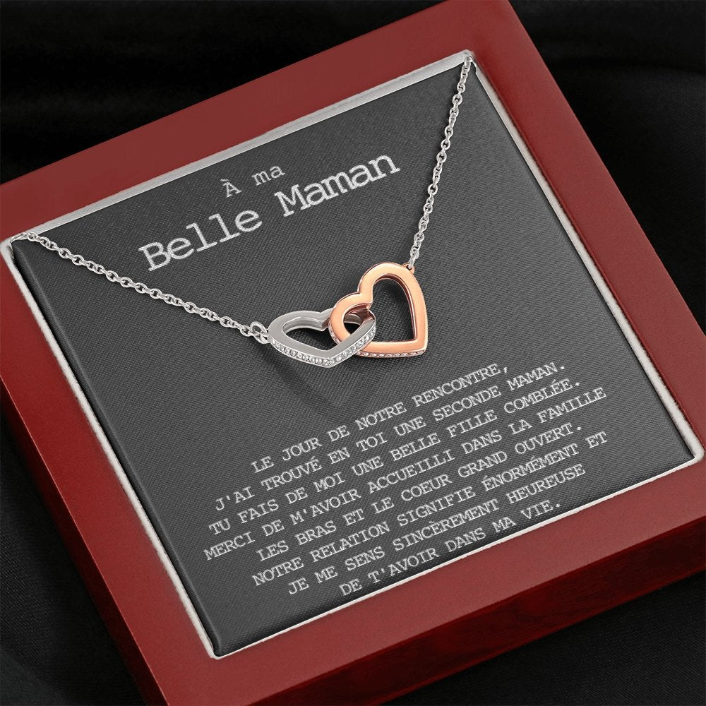 BELMOM • COLLIER BELLE-MÈRE DOUBLE COEUR - Lehnaa
