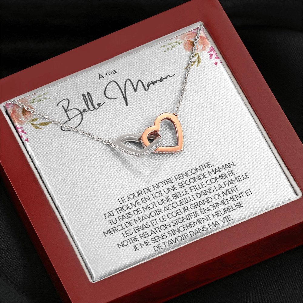 BELMOM • COLLIER BELLE-MÈRE Double Cœur - Lehnaa