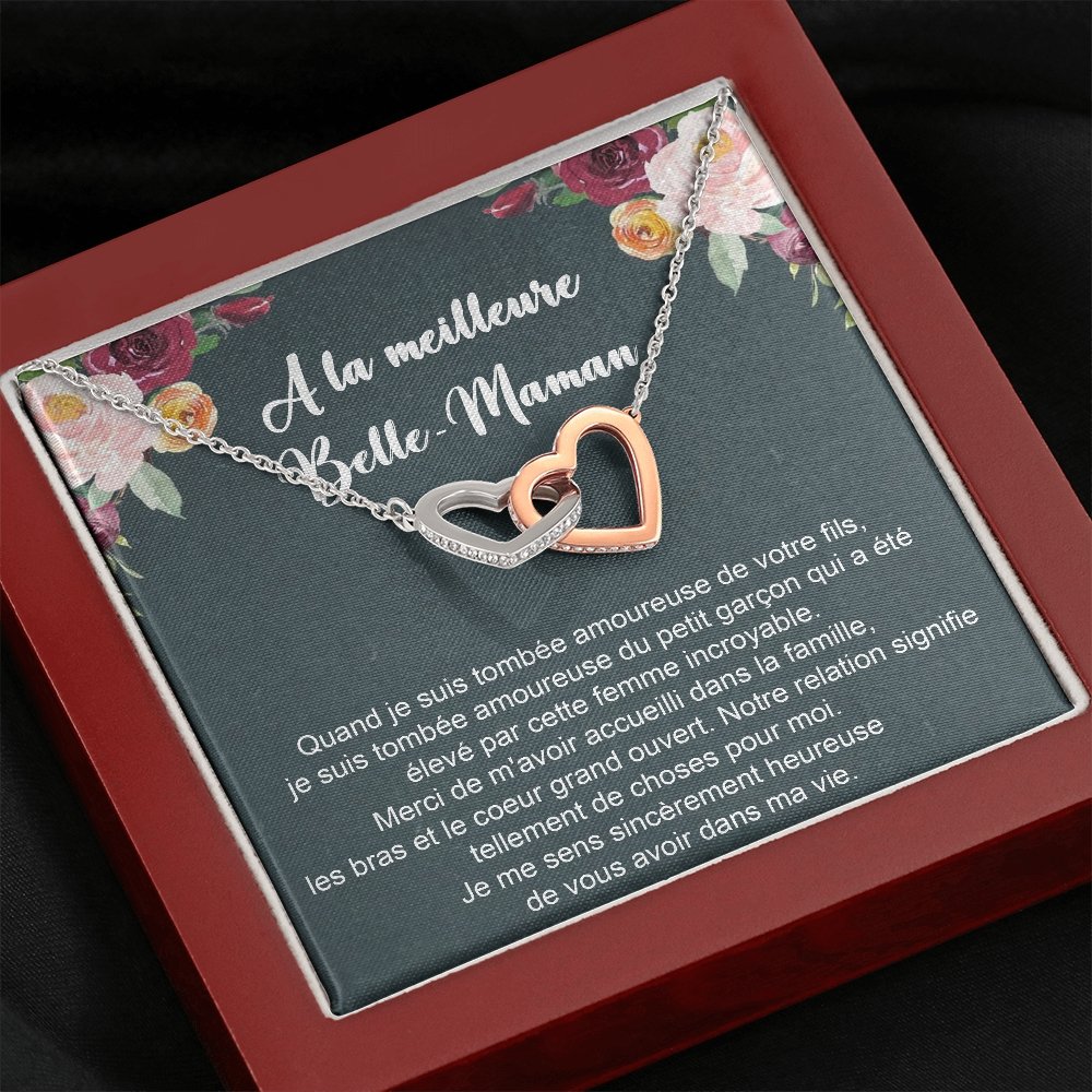 BELMOM • COLLIER BELLE-MÈRE Double Cœur - Lehnaa