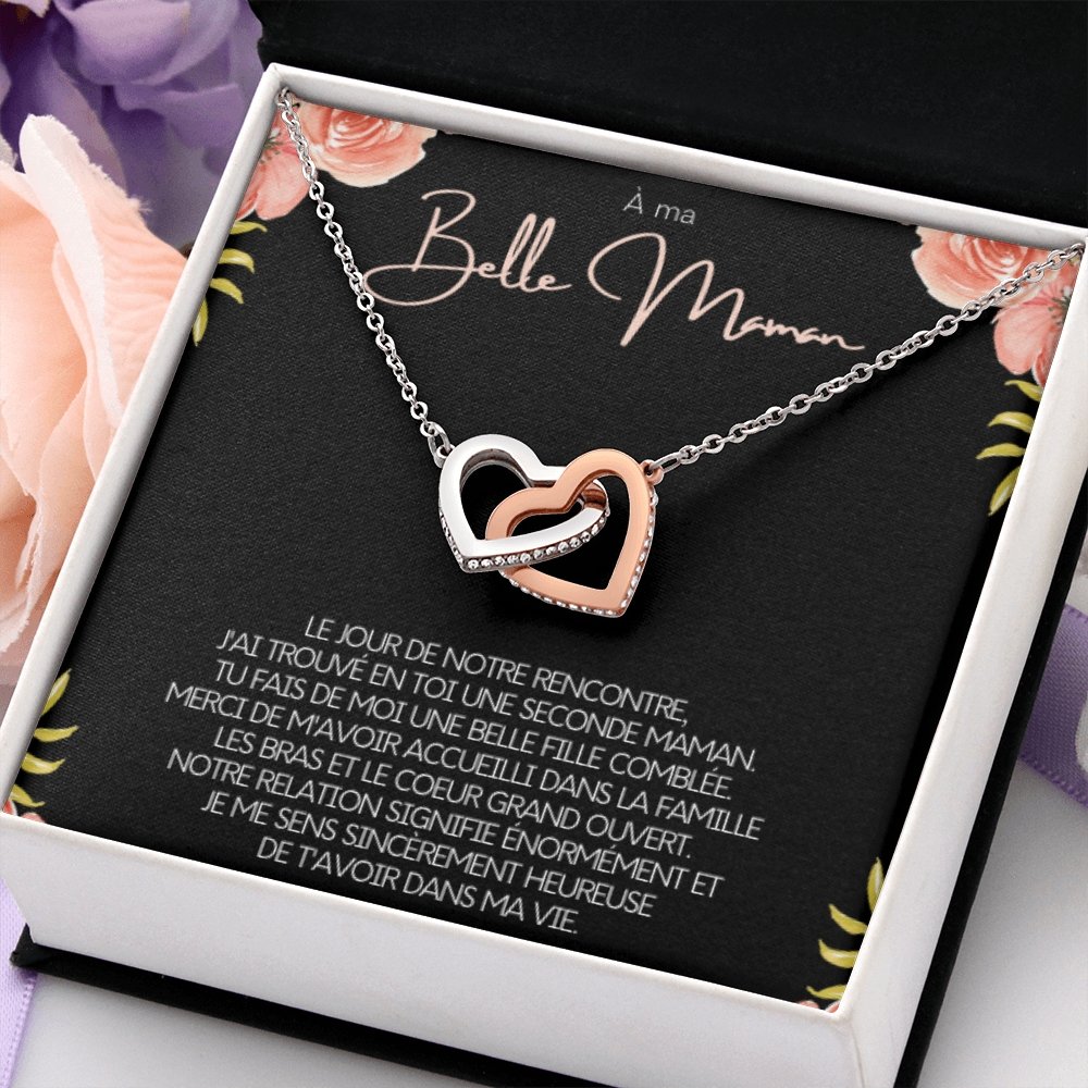 BELMOM • COLLIER BELLE-MÈRE Double Cœur - Lehnaa