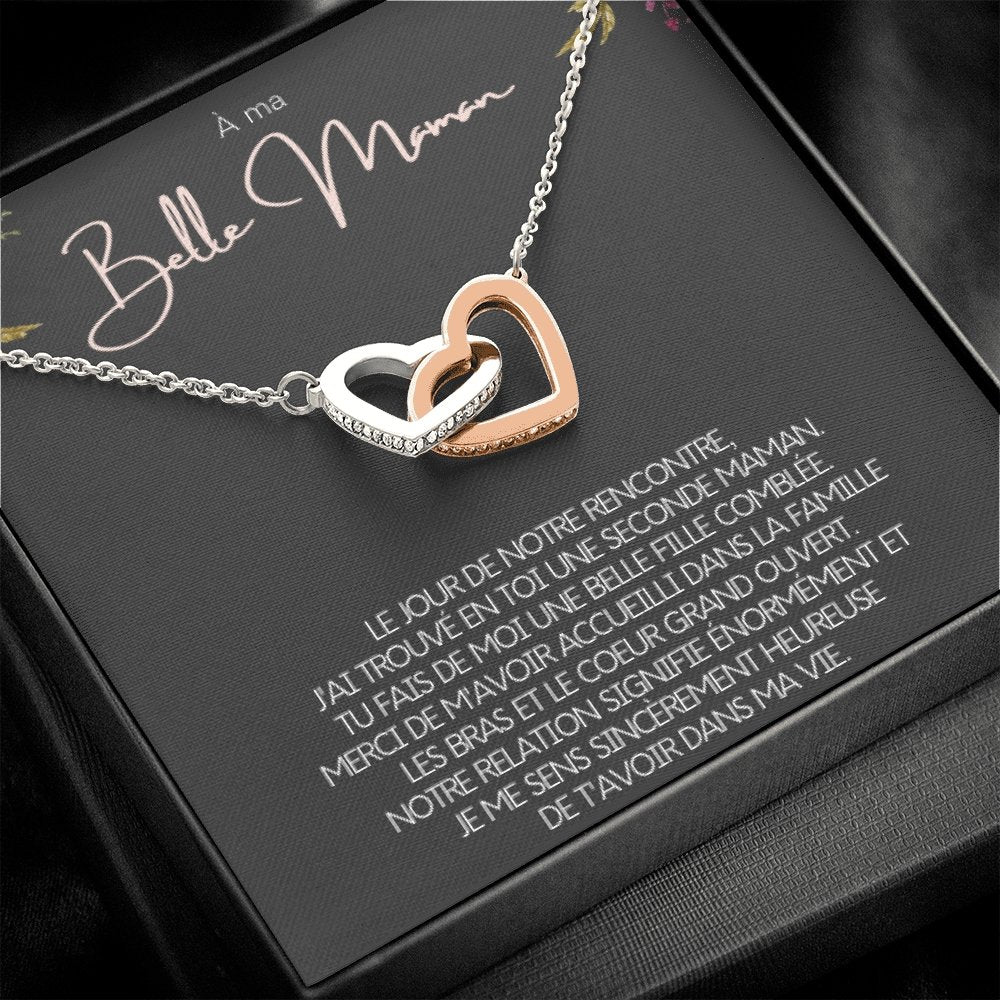 BELMOM • COLLIER BELLE-MÈRE Double Cœur - Lehnaa