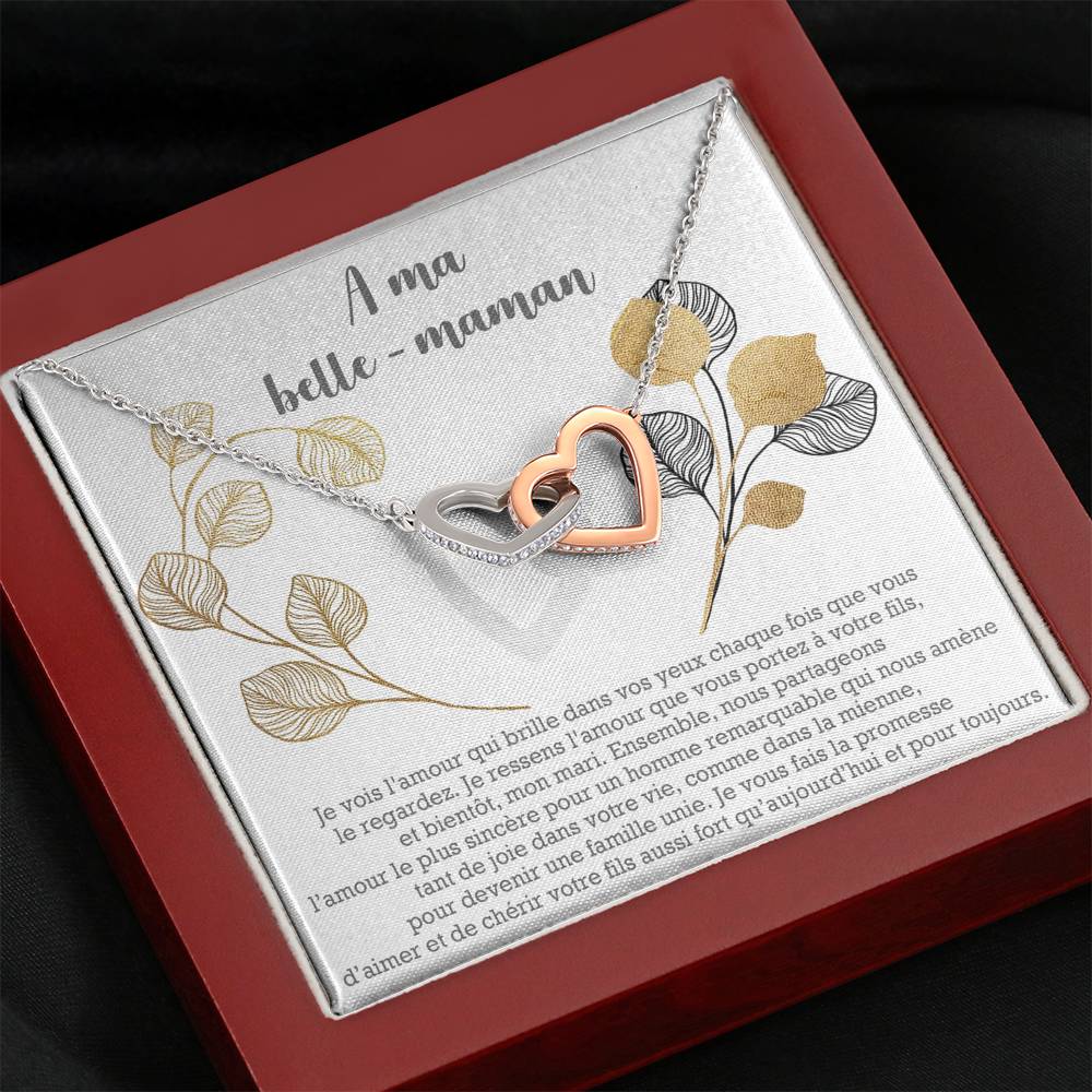 BELMOM • COLLIER BELLE-MÈRE Double Cœur - Lehnaa