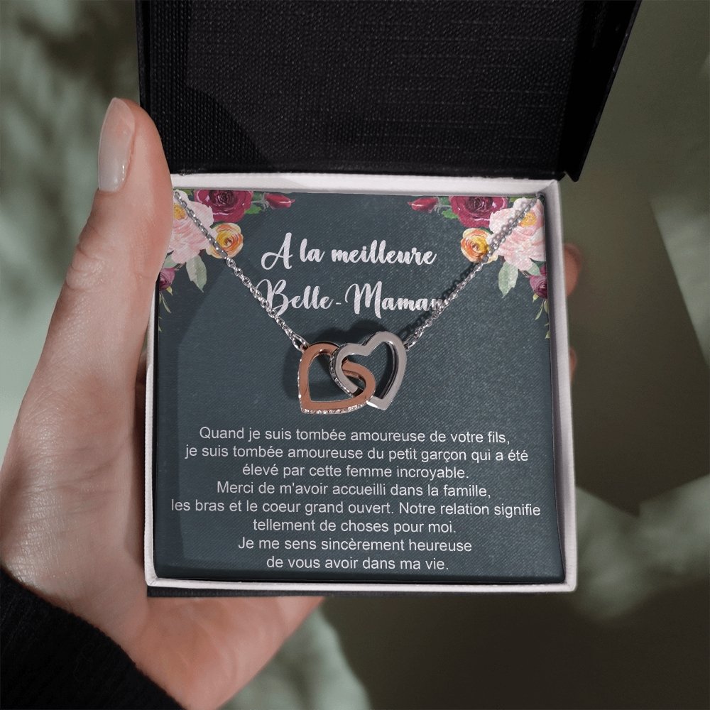 BELMOM • COLLIER BELLE-MÈRE Double Cœur - Lehnaa