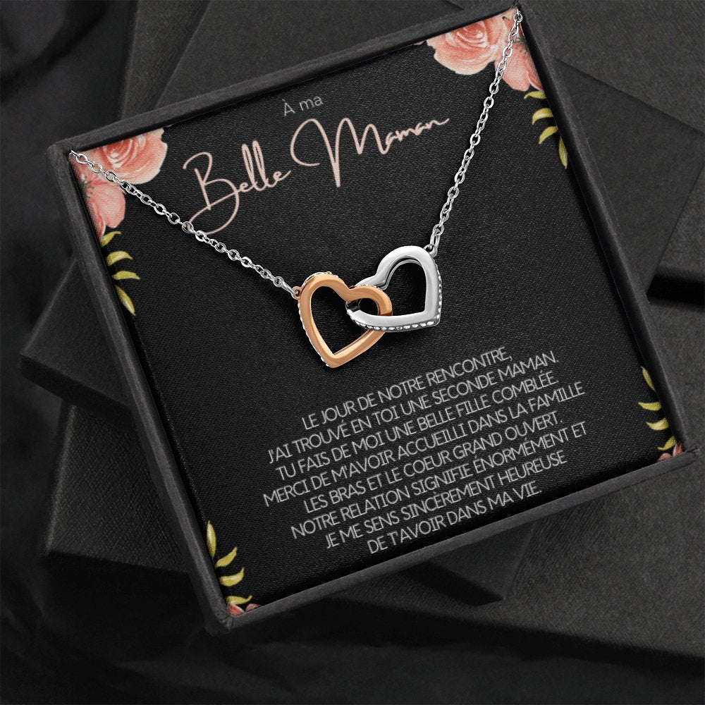 BELMOM • COLLIER BELLE-MÈRE Double Cœur - Lehnaa
