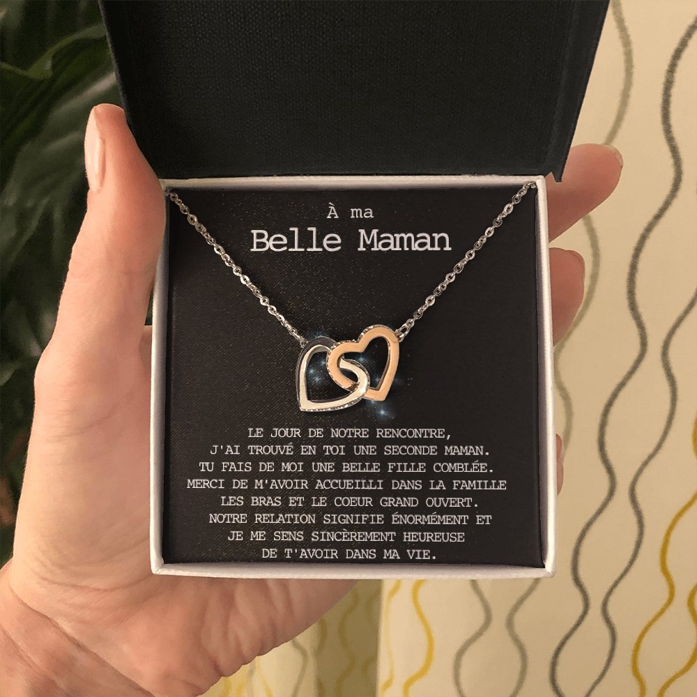 BELMOM • COLLIER BELLE-MÈRE DOUBLE COEUR - Lehnaa