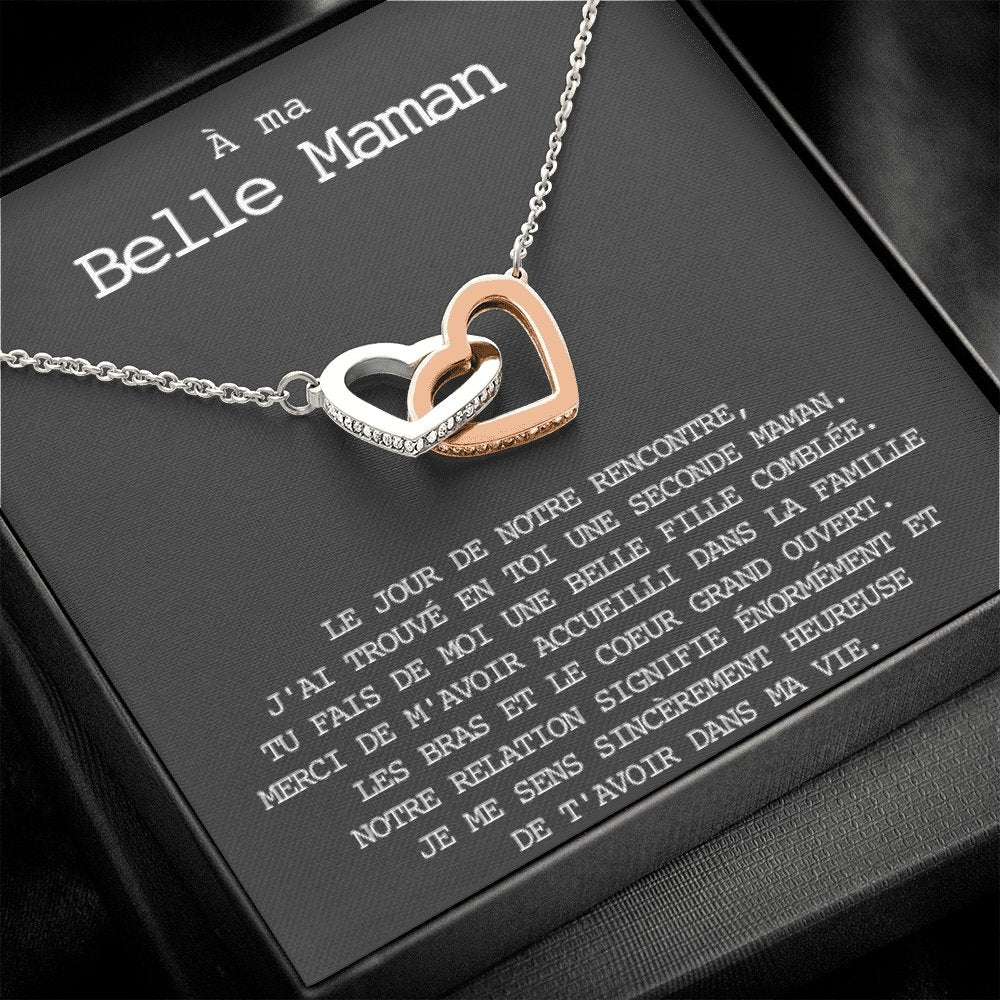 BELMOM • COLLIER BELLE-MÈRE DOUBLE COEUR - Lehnaa