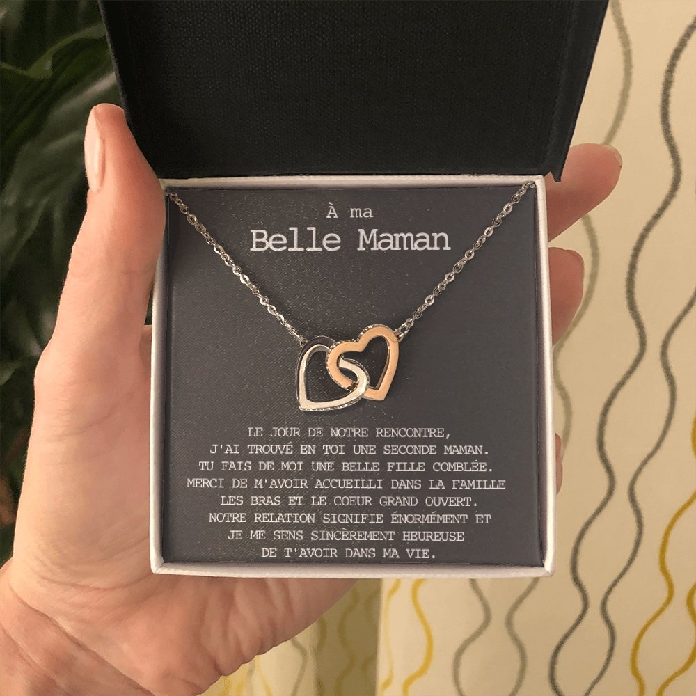 BELMOM • COLLIER BELLE-MÈRE DOUBLE COEUR - Lehnaa