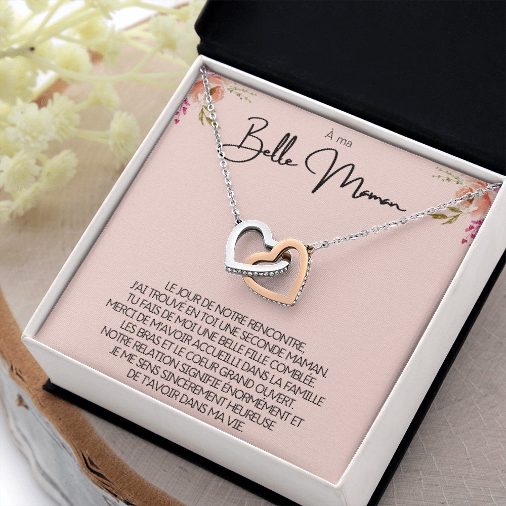 BELMOM • COLLIER BELLE-MÈRE Double Cœur - Lehnaa