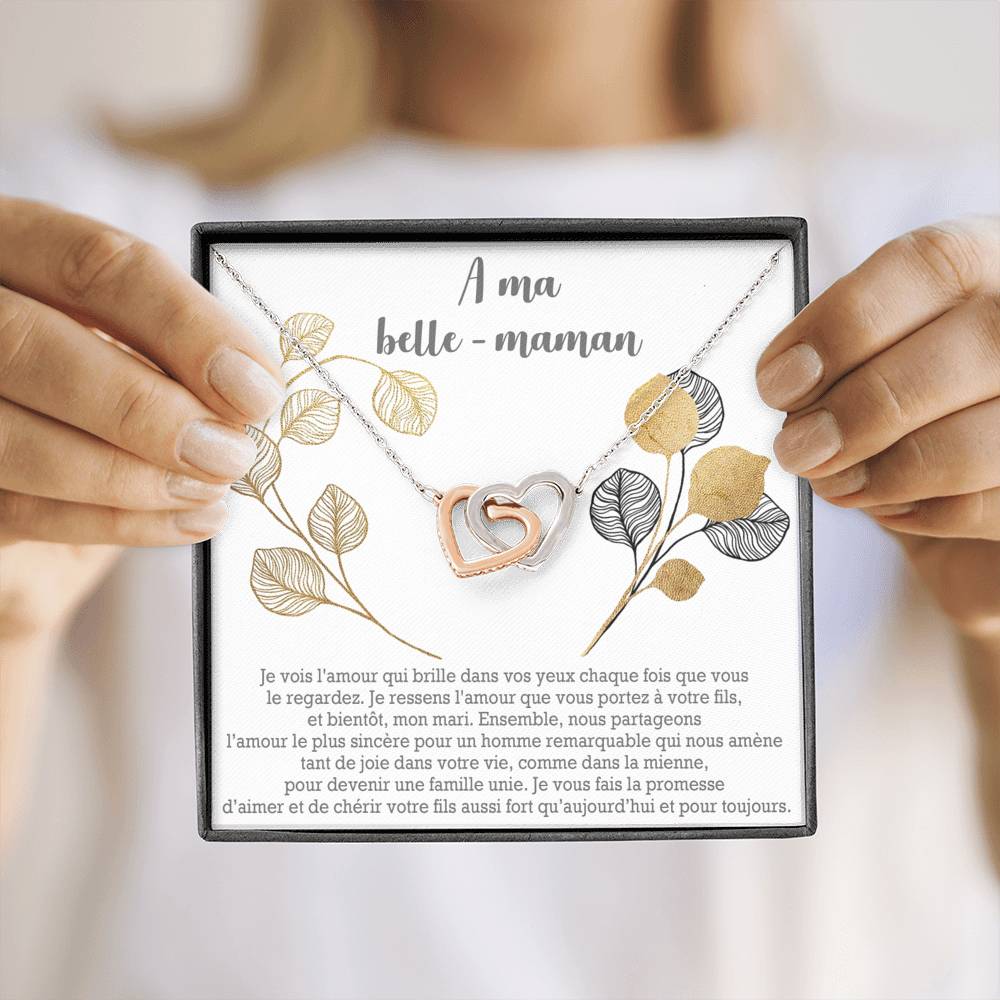 BELMOM • COLLIER BELLE-MÈRE Double Cœur - Lehnaa