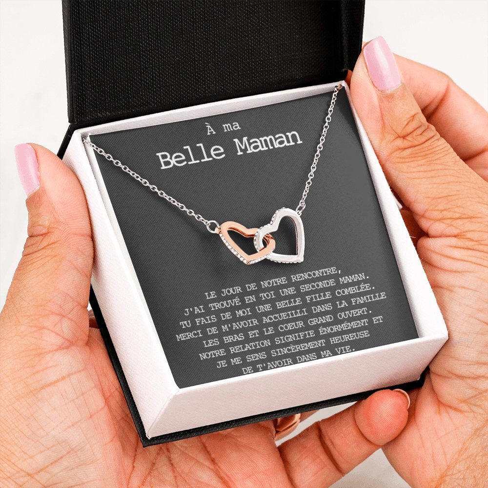 BELMOM • COLLIER BELLE-MÈRE DOUBLE COEUR - Lehnaa