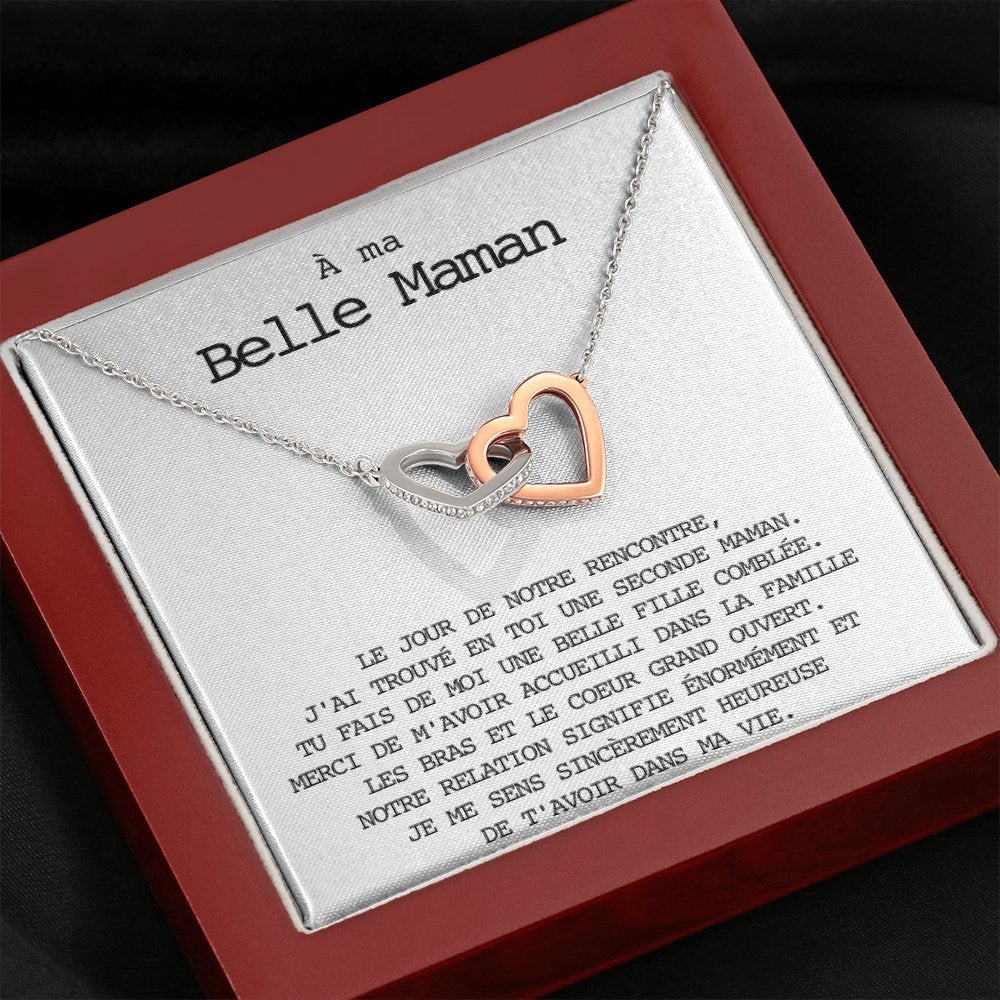 BELMOM • COLLIER BELLE-MÈRE DOUBLE COEUR - Lehnaa