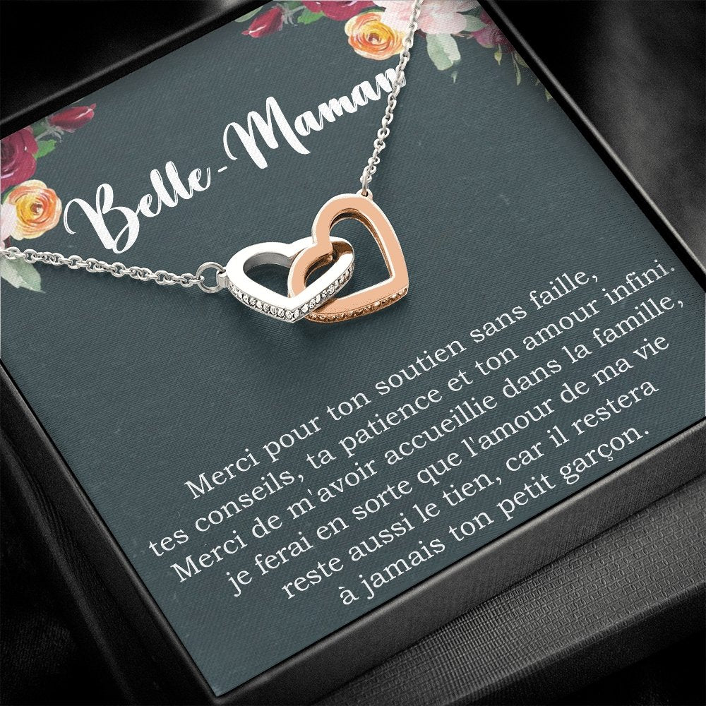 BELMOM • COLLIER BELLE-MÈRE VERSION FEMME Double Cœur - Lehnaa