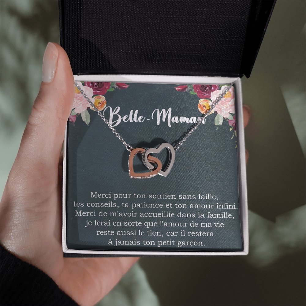 BELMOM • COLLIER BELLE-MÈRE VERSION FEMME Double Cœur - Lehnaa